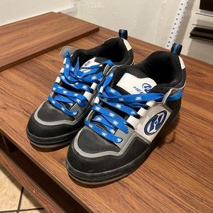 Heelys size 10 - coolest shoe you will ever by. Bud light laces 🤘🏻
